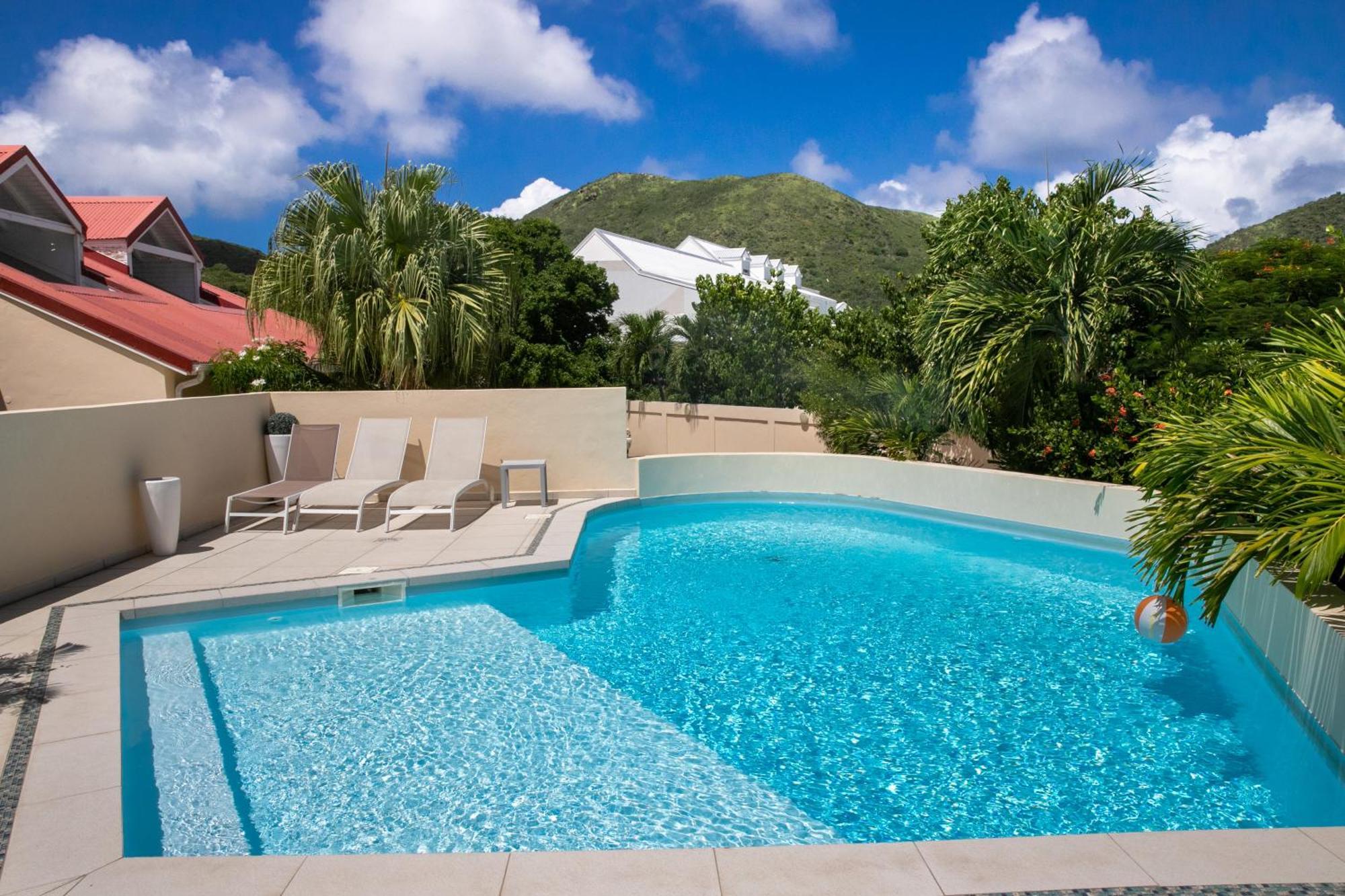 Beautiful Suite S12 With Pool And Sea View Куль-де-Сак Экстерьер фото
